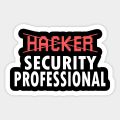 Hacker Sticker - Stickers for Laptop - 3 x 2 inches - Aesthetic Art Stickers for mobile back, Laptop, diary and for decorating your stuff and making them look more attractive. 