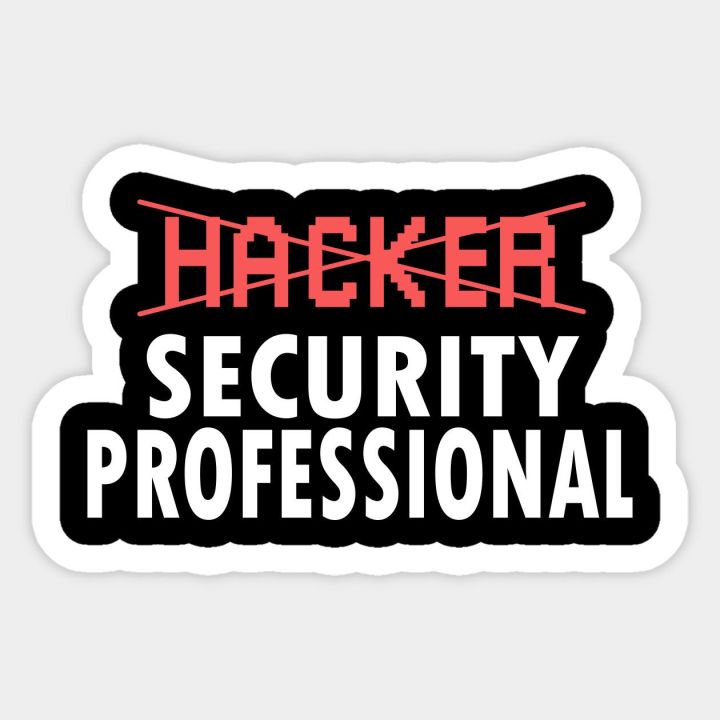 Hacker Sticker - Stickers for Laptop - 3 x 2 inches - Aesthetic Art Stickers for mobile back, Laptop, diary and for decorating your stuff and making them look more attractive