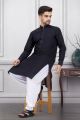 Zarf Aswad Black Summer Kurta. 
