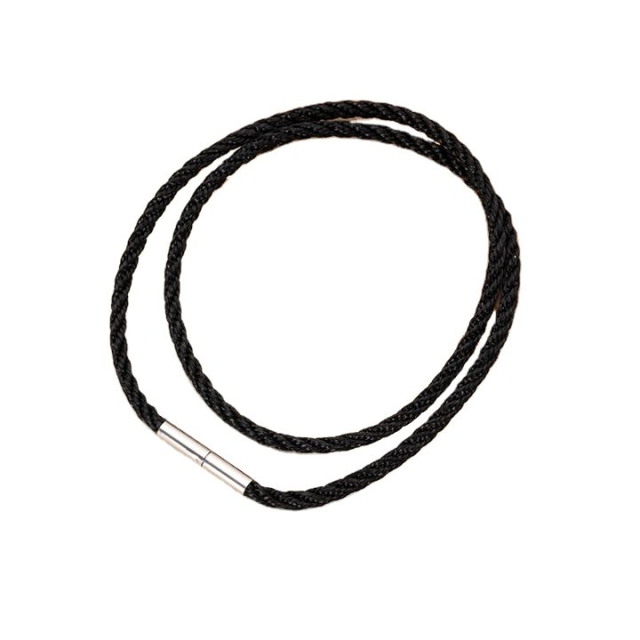 Nylon Rope Necklace Soft Rope Jewelry Necklace 3mm Wax Cord Necklace for Men And Women