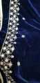 Winter Dark Blue Velvet Shawl ladies woolen Shawl velvet shawl. 