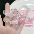 2023 Y2K Star Hair Ring For Women Girls Cute Jelly Pentagram Telephone Line ANLAN. 