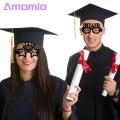Amamia Graduation Season Eyeglasses Interesting Happy Graduation Season Celebration Party Cosplay Glasses. 