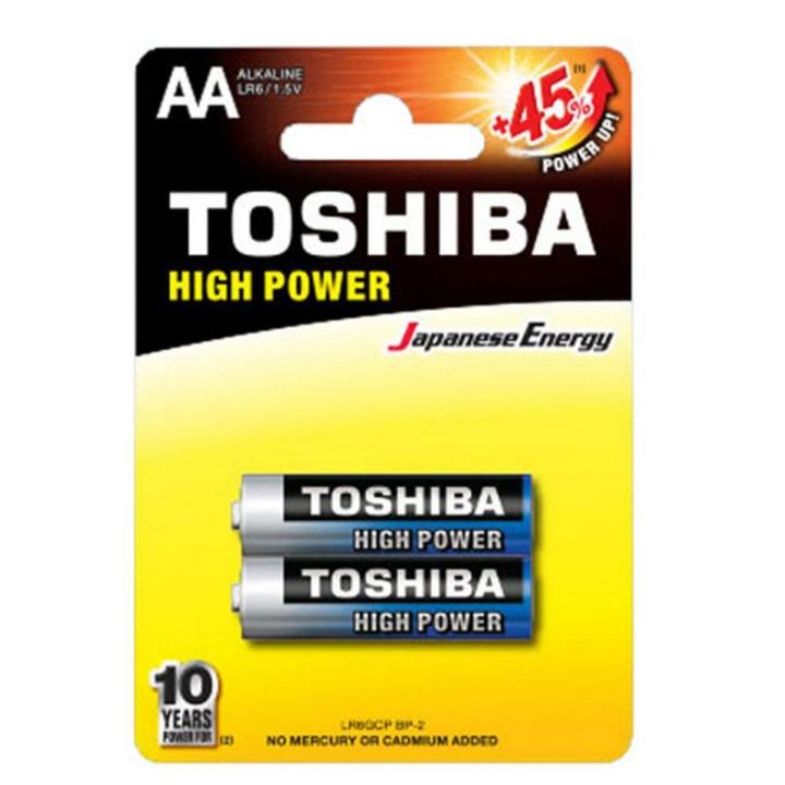 Toshiba High Power AA Size Alkaline LR6/1.5V Japanese Energy cell, 100% Authentic Energizer MAX AAA Batteries 4+2 Bonus Pack Alkaline Battery Cells