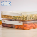 Freezer Food Containers 1 Portion x (480ml) Rectangular, Stackable Fridge Food Container Stackable. 