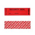 Red Adhesive labels Tamper Proof Stickers/Seals Warranty Void Seal Label sticker with Unique Serial Number High Security Label. 