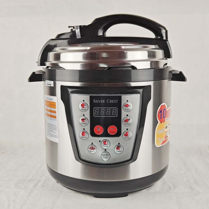 ELECTRIC PRESSURE COOKER BEST QUALITY KEEP WARM FUNCTION 6 LITER CAPACITY
