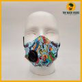 The Mask House - KIDS KN95 Filter - Funky Colorful Mask Face Protective Mask with Respirator, Heavy Protection - Stylish look and Fancy Mask for Casual use - Unisex - For Boys and Girls. 