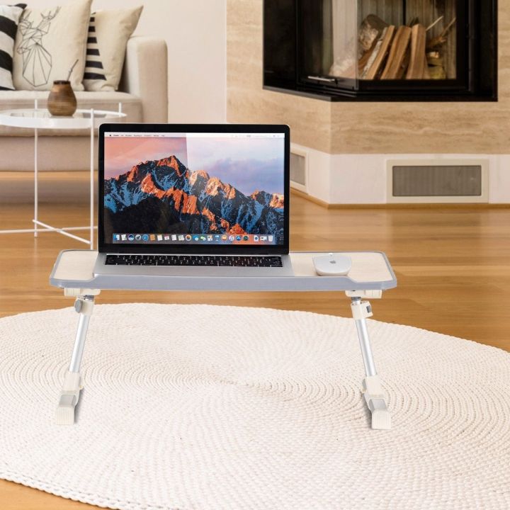 Foldable Computer Table Adjustable Portable Laptop Desk Rotate Laptop ...