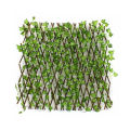 Extension Type Garden Buildings Fence Artificial Green Leaf Branch Bucolic Mula Net Wooden Wall Decor - Small. 
