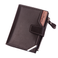 wallet card package boys college students' sense of senior male money man is extremely brief paragraph screens more niche design small wallet. 