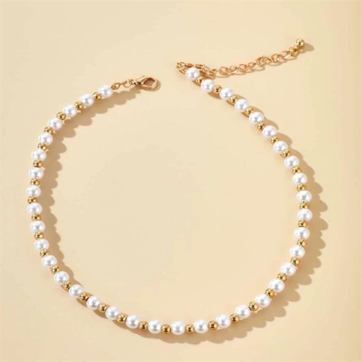 Simulated%20Beaded%20Pearls%20Necklace%20for%20Women%20Round%20White%20Pearl%20Necklace%20Jewelry%20-%20Image%203