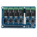 6 Channel RPi Relay Module Expansion Board for Raspberry Pi A+/B+/2B/3B. 