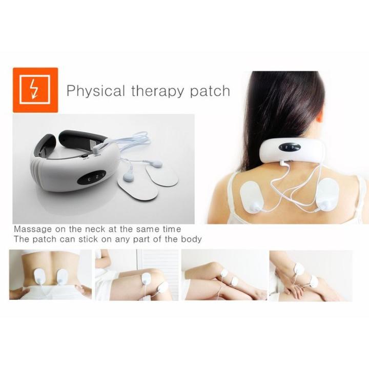 Neck Massager Hx - 5880 For Men & Women, Massages and soothes muscles, Stimulates blood circulation, Encourages healthy muscles Electrical Constant high quality portable temperature hot compress Head Relax Muscle electric neck massager shaped pillow Neck