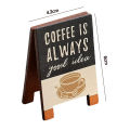 Form Number Holder Retro Wooden Desk Note Holder Vintage Style Memo Photo Display Stand for Office Business Cards Bills Southeast Asian Buyers' Favorite. 