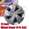 12 Inch Universal Wheel Covers - 4 Piece Set. 