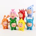 7pcs/set Oddbods Pvc Figures Toys Desk Decoration Dolls Cartoon Kawaii For Kids Children. 