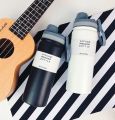 Water Bottle Thermos Vacuum Water Tumbler Drinkware Flasks with Straw Stainless Steel Large Capacity Insulated Straight Cup Student Gift Outdoor Sports Pot. 