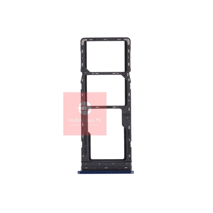 Tecno Spark 8 Premium SIM Tray Sim Cover Sim Jacket For Tecno Spark 8  -  Blue