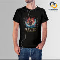 One Piece Monkey D. Luffy Anime Digital Printed T Shirt For Men. 