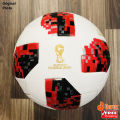 Telstar FIFA World cup Football White Match Soccer Ball 2018 Size 5 with free Nozzle by King Sports. 