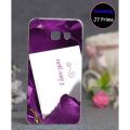 Love Style Cover For Samsung J7 Prime - Purple. 