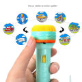 2 in 1 Projctor & Flash Light - Mini Projctor Torch Kids - Flashlight Story book Educational Light-up Toys - Sleep Light Preschool Fairy Tale Projection Lamp gift. 
