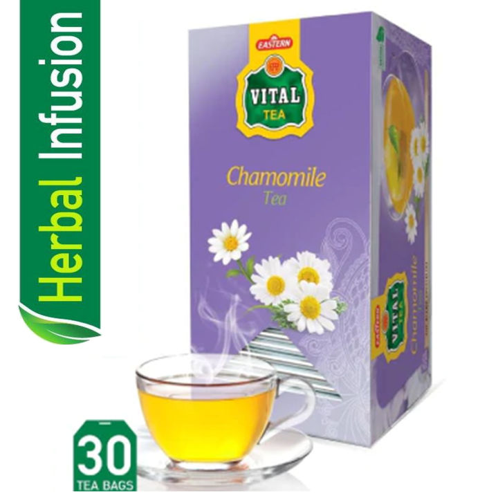 Vital Chamomile Green Tea - 30 Tea Bags