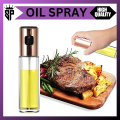 Sp Oil Sprayer  Stainless Steel  Transparent Glass  Spray Bottle. 