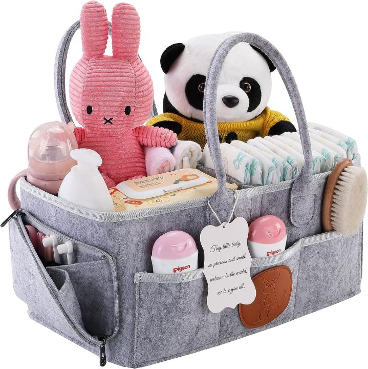 Baby%20Diaper%20Caddy%20Organizer%20-%20Portable%20Storage%20Basket%20-%20Essential%20Bag%20for%20Nursery,%20Changing%20Table%20and%20Car%20-%20Waterproof%20Liner%20Is%20Great%20for%20Storing%20Diapers,%20Bottles%20-%20Image%203