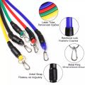 11(PCS) Power Exercise Resistance Band Set 5 in 1 Fitness Band Equipment for Men and Women. 