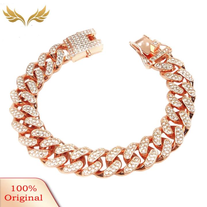 Super Charm Bracelet Fine Workmanship Cuban Link Chain Men Bracelet