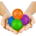 Pack of 1 Gel Hand Balls, Hand Therapy Squeeze Exercise Stress Balls Finger Wrist for Arthritis Hand, Finger, Grip Strengthening and Stress Relief, Silicone Hand Therapy Exercise Ball (Random Colour). 