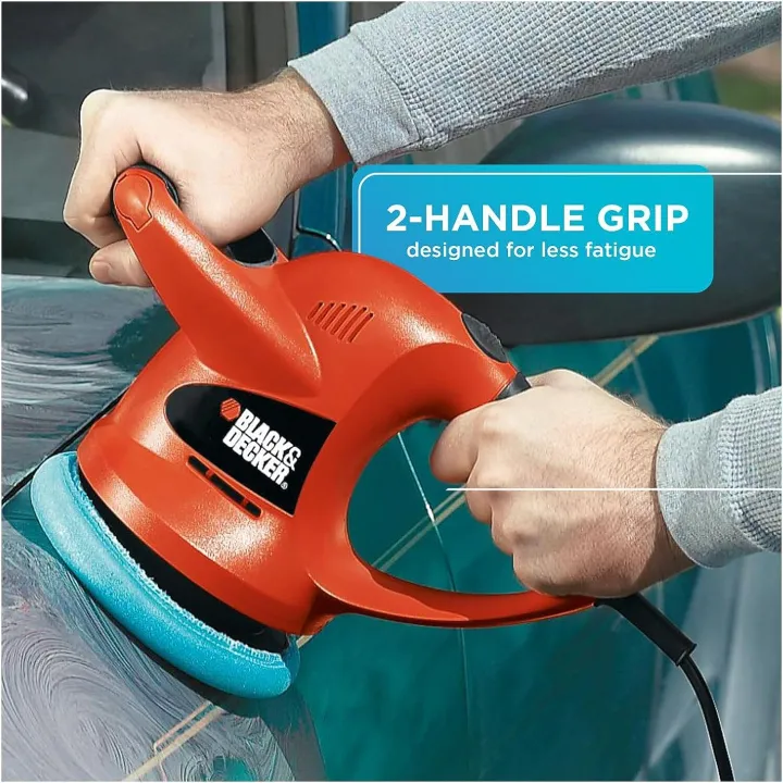Black%20n%20Decker%20Random%20Orbit%20Car%20Polisher%20Waxer%206%20inch%2060%20Watts%20Electric%20KP600%20-%20Image%204