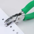 Paper Forming Cutter Metal Single Punch Pentagon/Triangle Heart Shape/Round/1 Piece Hole Punch Shape/Square Hole Punch Hole Embossing Device Machine AShines. 
