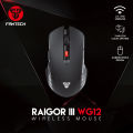 Fantech Raigor III WG12 2.4 GHZ Wireless Gaming Mouse Ambidextrous Design With PixArt Optical Sensor For Pro Users. 