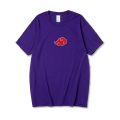 Japan Anime Akatsuki Cloud Symbols Print Men t-shirts Streetwear Short Sleeve Tshirts Men Women Oversized tee shirt homme. 