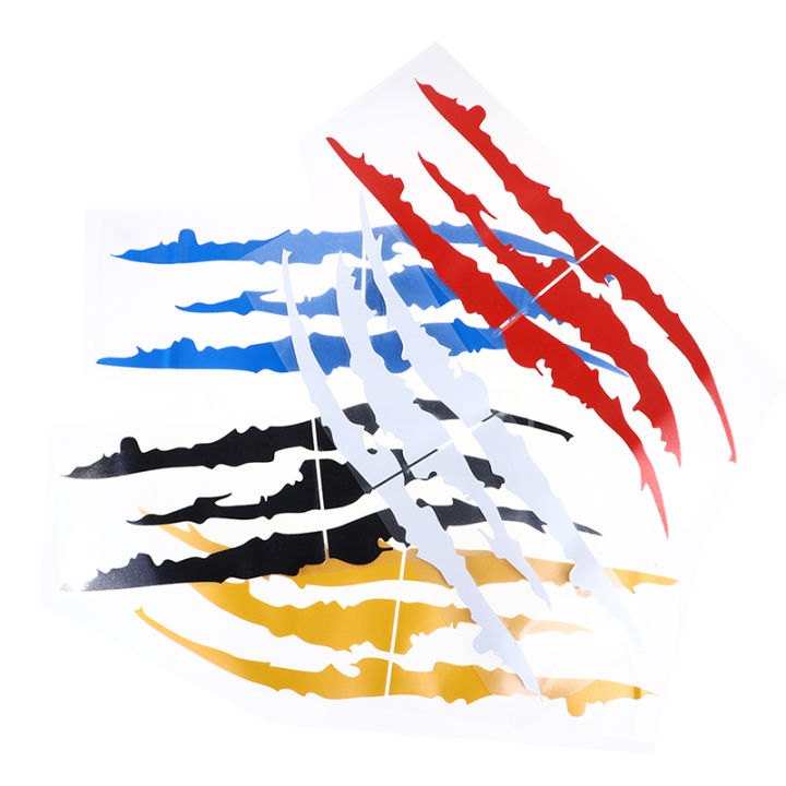 Car Stickers Reflective Monster Claw Marks Scratch Stripe Marks ...