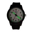 Q & Q watches A 212 original model black resin band white dial Day and date ajdust man watch. 