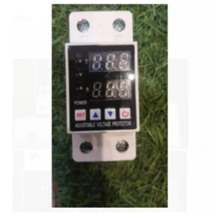 Adjustable Over Voltage Current and Under Voltage Protective Device Protector Relay 63A