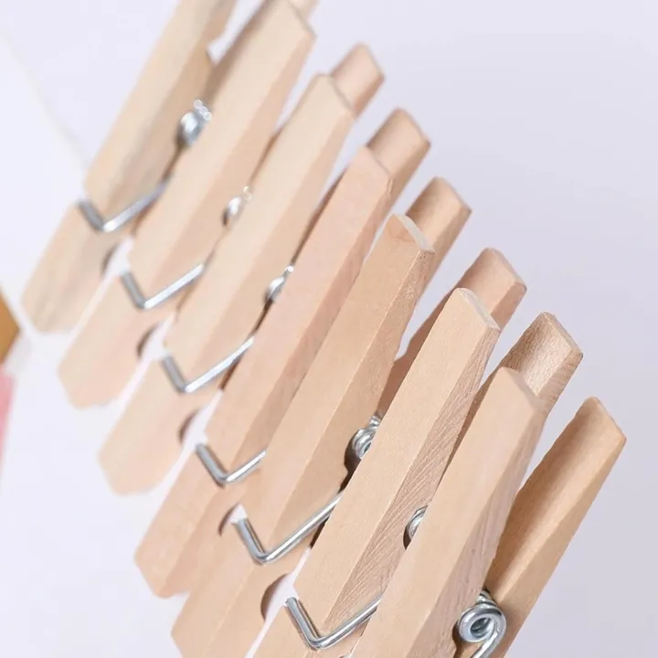 Pack%20of%20Wooden%20Clothes%20Pins%20Large%20Natural%20Wood%20Heavy%20Duty%20Wood%20Clips%20Rust%20Resistant%20for%20Classroom,%20Crafts%20for%20Hanging%20Clothes%20Pictures,%20Outdoor%20Clothes%20Line%20Clips%20for%20Drying%20Laundry,%20Household%20Clothespin%20Pegs%20-%20Image%206