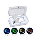 New Crystal USB Flash Drive with LED Light Usb 2.0 4GB 8GB 16GB 32GB 64GB Photography Gifts Pendrive Custom Logo pen drive. 