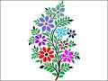 Flowers and Leaves Branch Reusable Stencil Airbrush Painting Wall Art DIY Home Decor Scrap booking Album Crafts. 