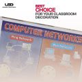 "Computer Network" wall chart | HD Pictures presentation on 200 grams Laminated card 23*36 inches. 