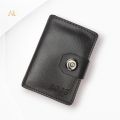 Mini Slim Smart Card Holder with Magnetic Button Lock- Slim Smart Wallet - Smart Wallet With 6 Compartments. 