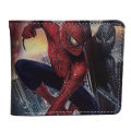 Marvel Anime Wallet Spider-Man Iron Man PU Shorts Coin Purse Fashion Casual Men's Wallet The Avengers The New Women's Wallet. 
