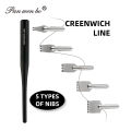 Greenwich Line Parallel Calligraphy Pen – Broad Nib Dip Pen for Arabic, Urdu, and English Calligraphy – Includes Bamboo Qalam for Traditional Writing. 