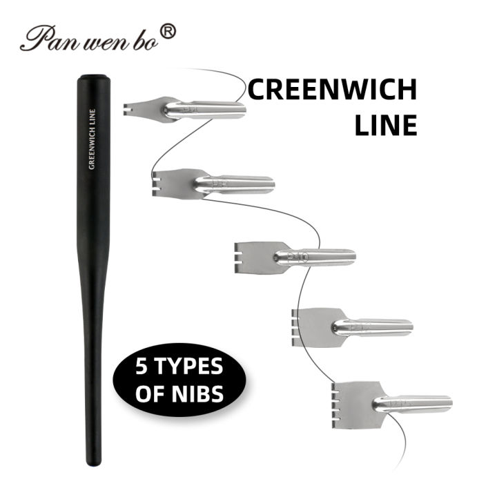 Greenwich%20Line%20Parallel%20Calligraphy%20Pen%20%E2%80%93%20Broad%20Nib%20Dip%20Pen%20for%20Arabic,%20Urdu,%20and%20English%20Calligraphy%20%E2%80%93%20Includes%20Bamboo%20Qalam%20for%20Traditional%20Writing%20-%20Image%203