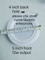 12w 4" Led ceiling downlight (pack 20) white aluminum body heat absorb smd. 