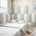 Bed Headboard 3D Wall Stickers Self-adhesive Head Board Wall Panels Wallpaper Tatami Anti-collision Wall Mat Pad Foam Cushion. 
